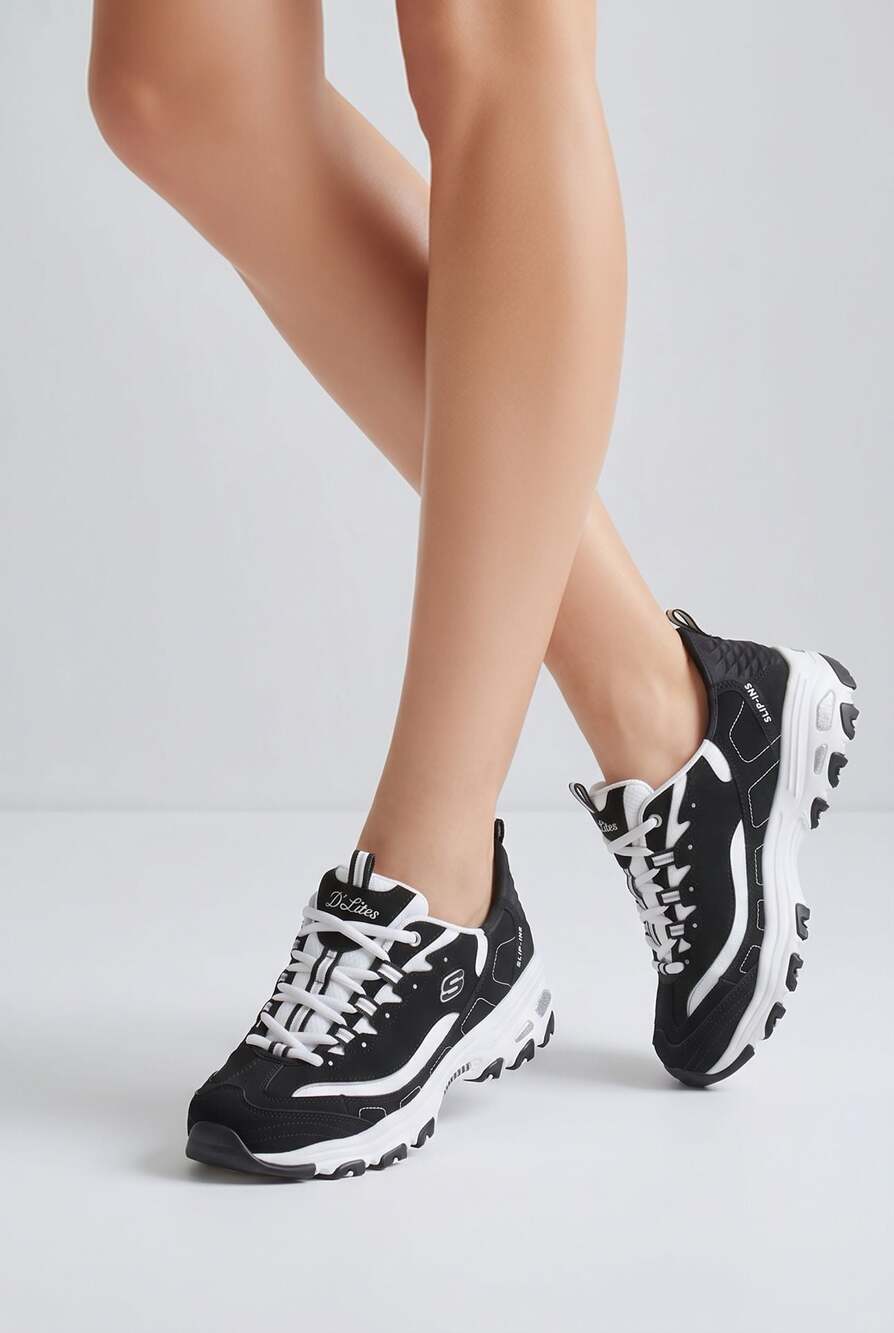 Skechers Hands Free Slip-ins D'Lites New Era Sneakers Women's Size 10 Wide Fit